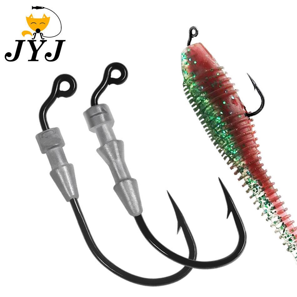 Fishing Hook Barbless - WODJYJ 10 pièces 0,6g 1g hameçons