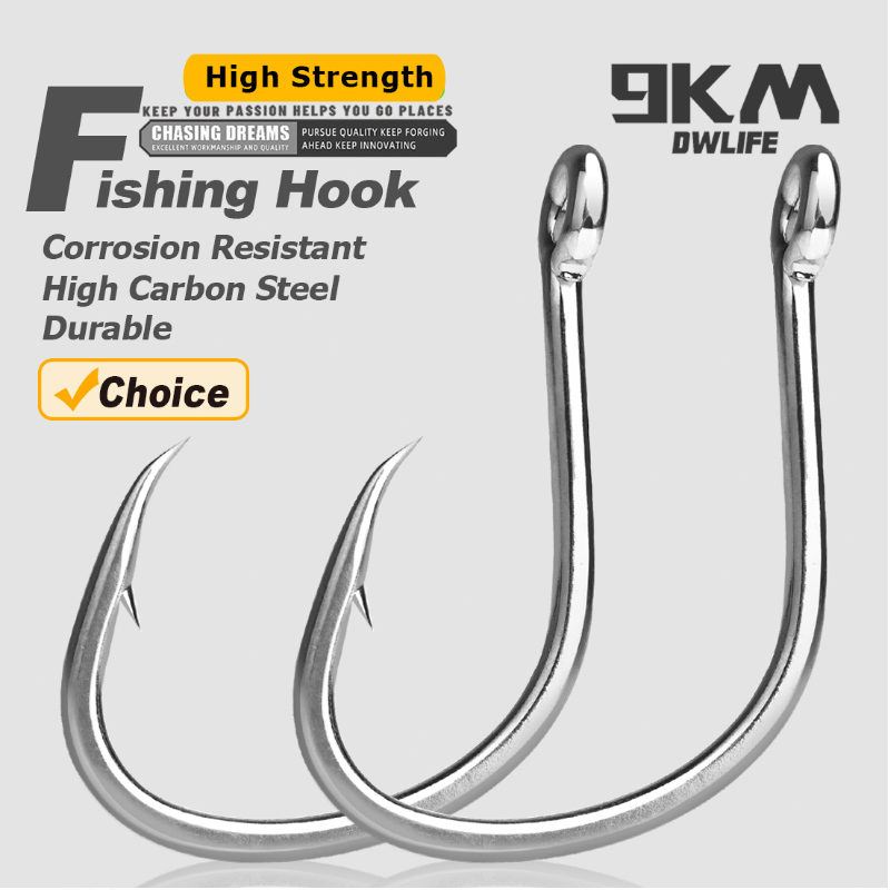Fishing Hook Offset - Hameçons de pêche 9KM, appâts vivants