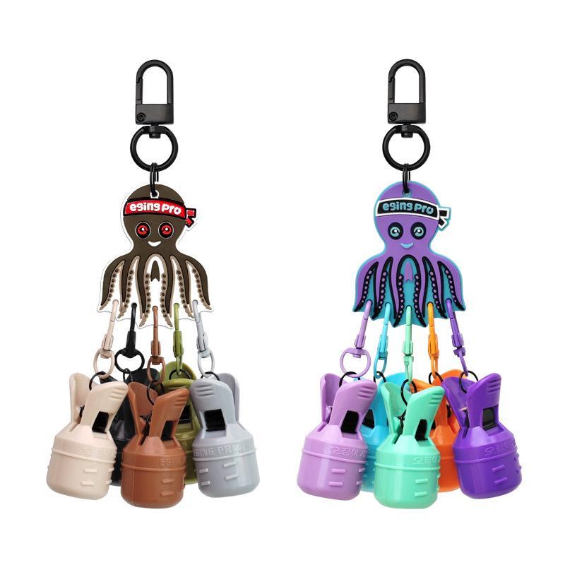 Fishing Hook Jig - 6 pièces/kit, leurre pratique pour poulpe
