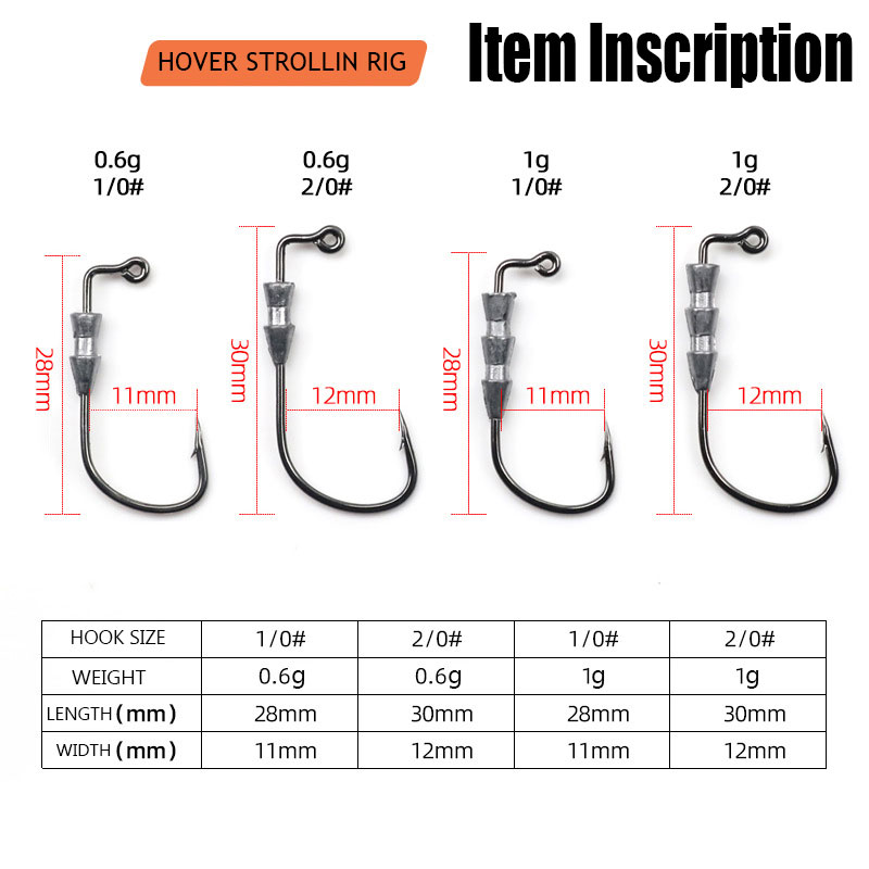 WODJYJ 10 pièces 0,6g 1g hameç - Fishing Hook Barbless avis et prix