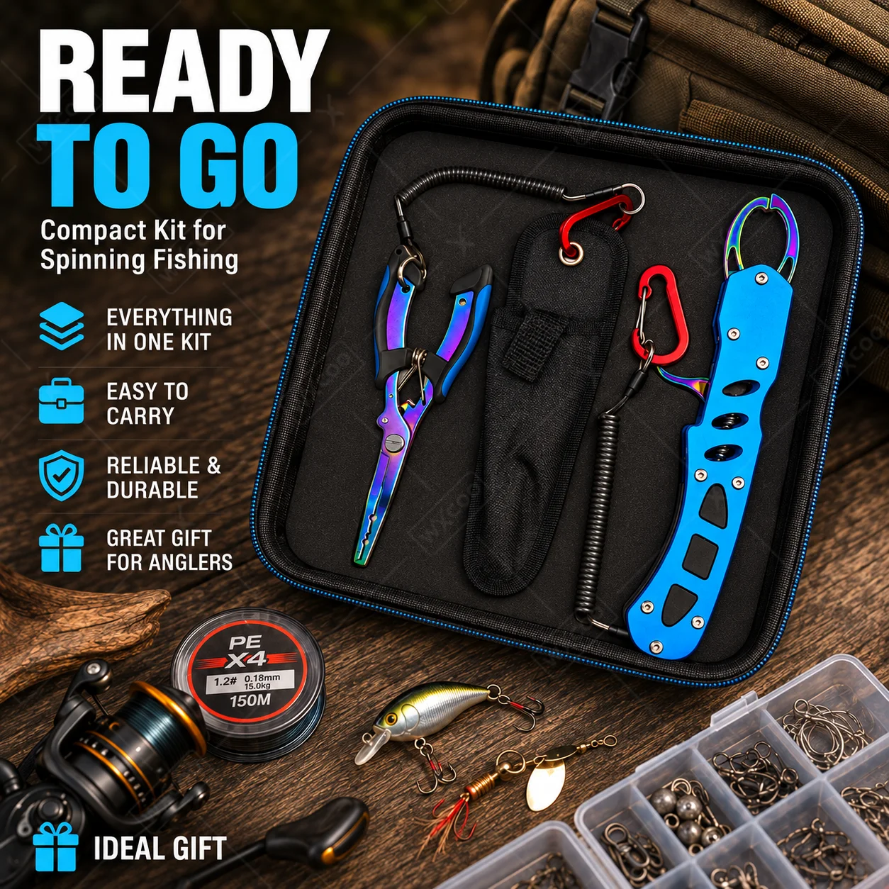 Pince de pêche en eau salée av - Fishing Hook Sharpener avis et prix