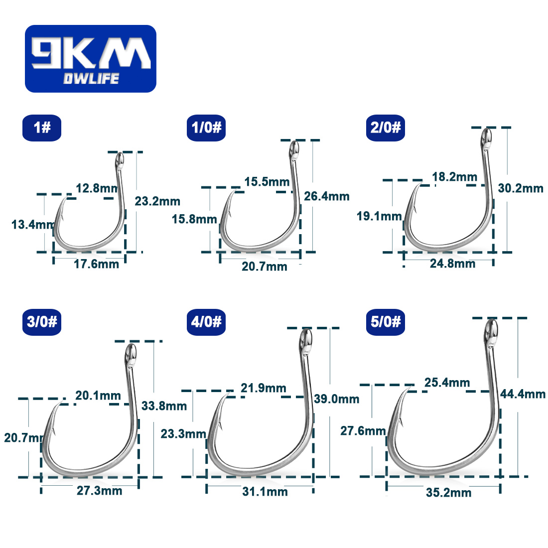 Hameçons de pêche 9KM, appâts  - Fishing Hook Offset avis et prix